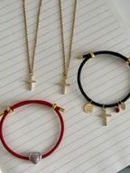 Pulsera roja Salmo Fil 4:13 (ajustable)