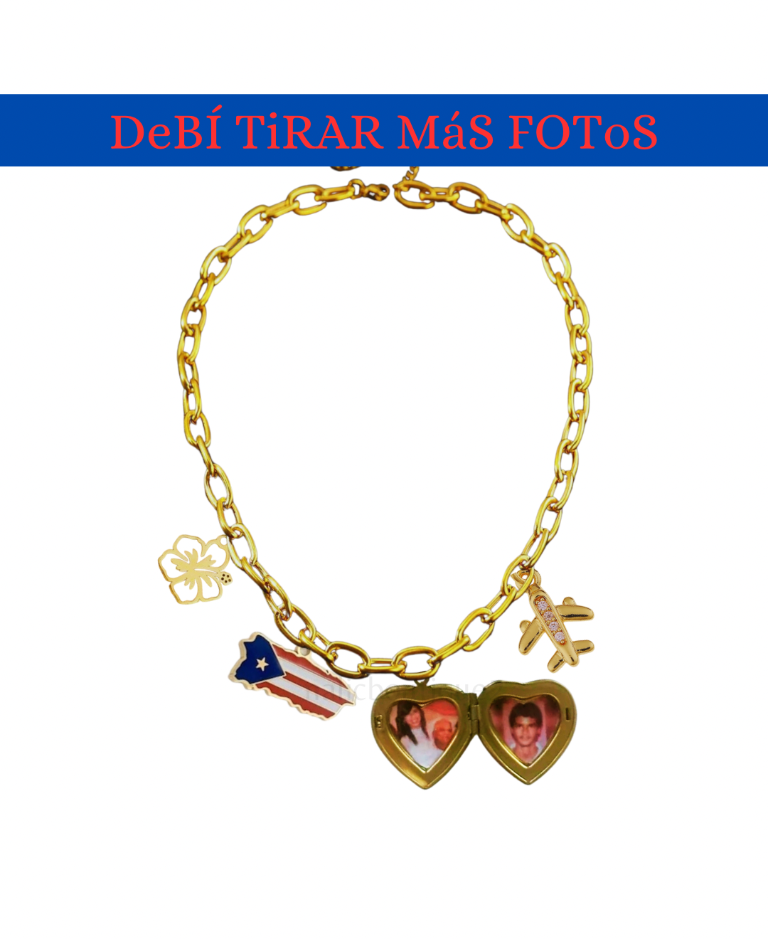 DeBÍ TiRAR Más FOToS charm necklace (1-2 fotos)