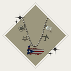 Collar PR plata Stainless Steel