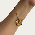 Pulsera de cadena la flor que SOY - personalizable