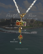 Collar de Perlas inspirado en Puerto Rico - Pieza EXCLUSIVA