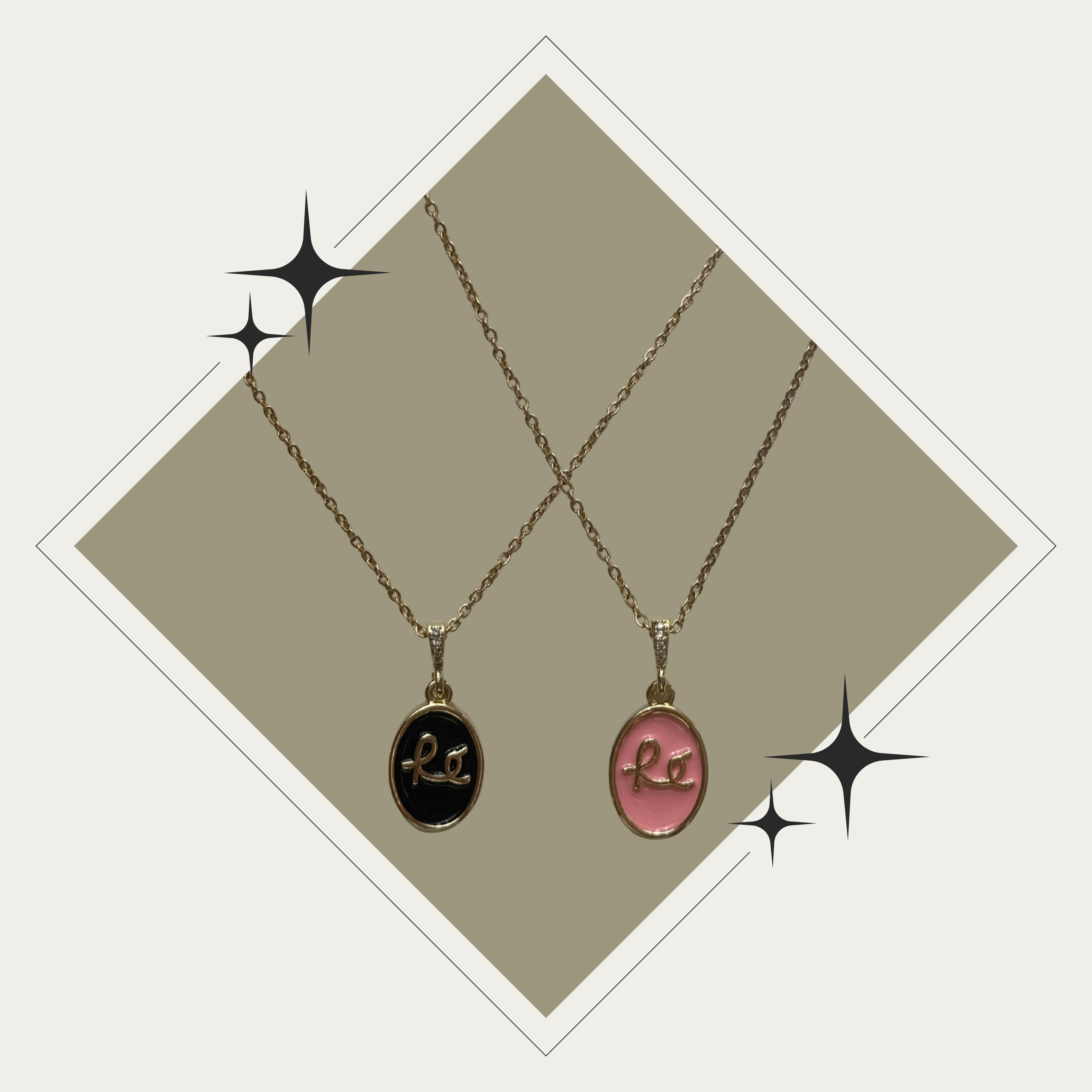 Collar FE negro o rosa