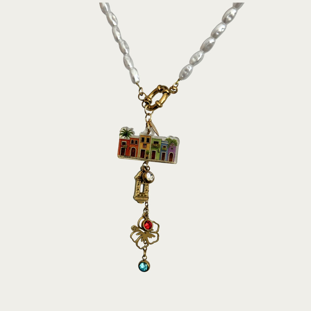 Collar de Perlas inspirado en Puerto Rico