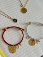 Pulsera blanca ÉL RESTAURÓ MI ALMA oro (ajustable)