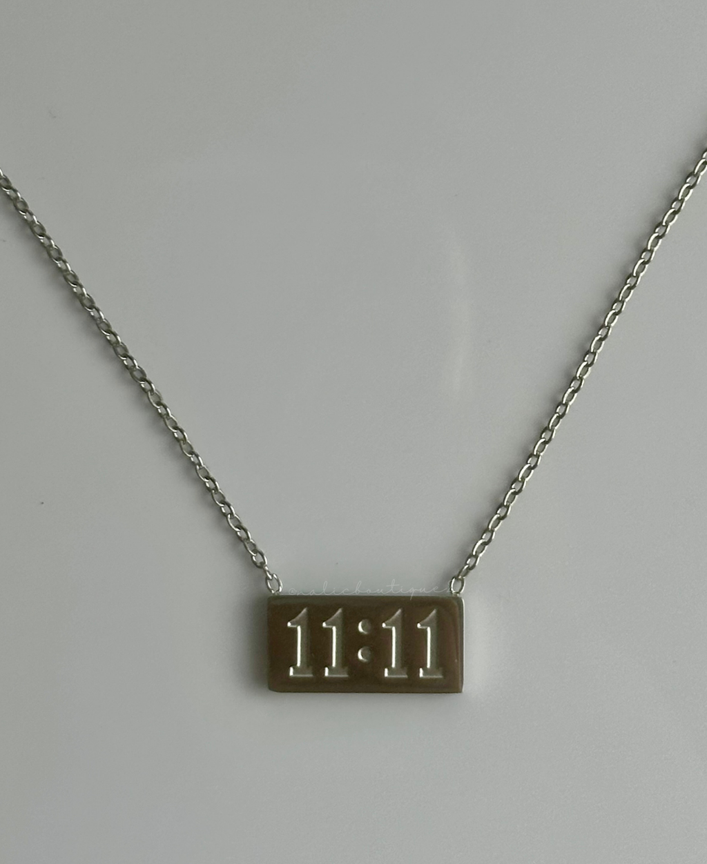 Collar 11:11 oro o plata Stainless Steel