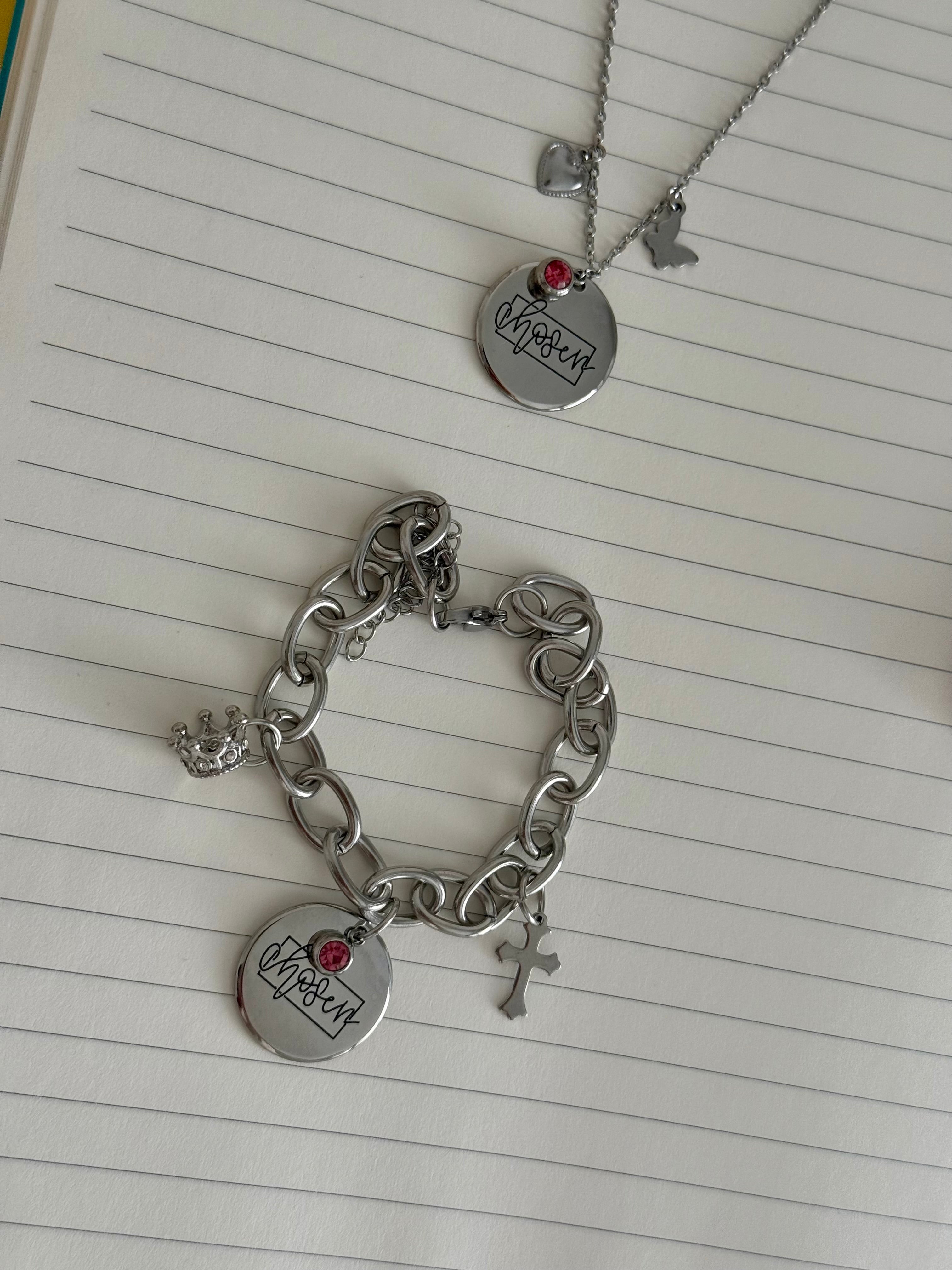 Pulsera plata ELEGIDA