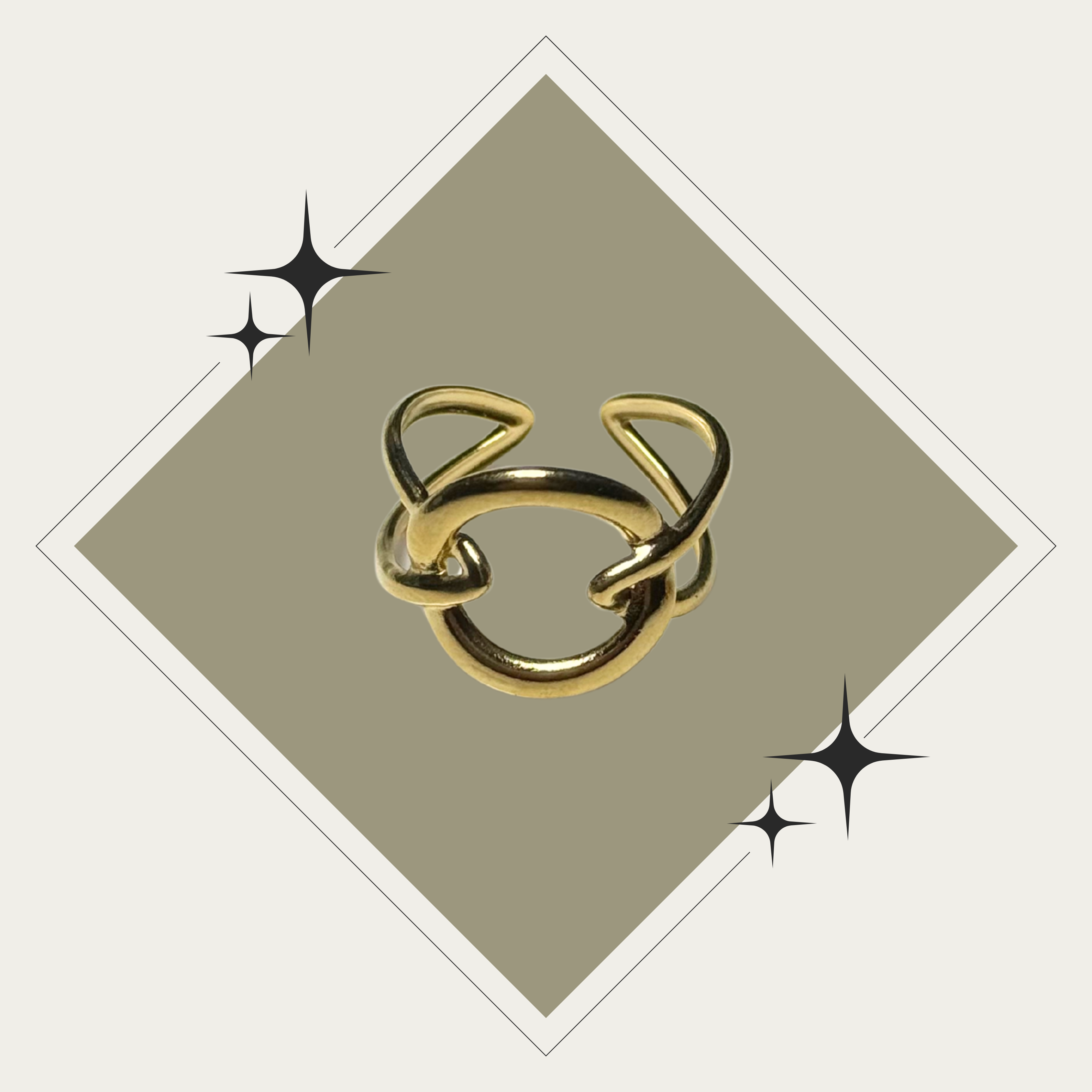 Sortija oro ajustable Stainless Steel