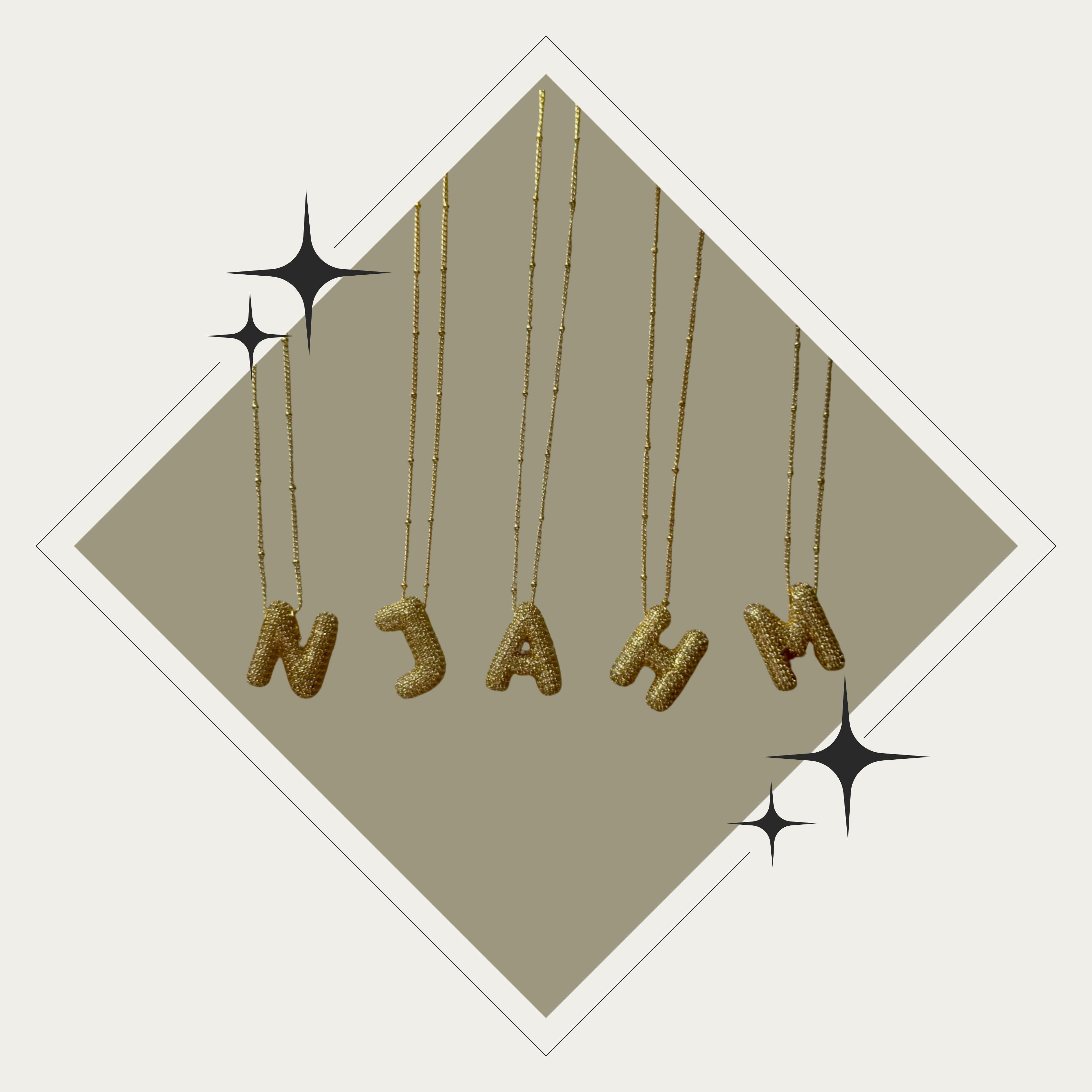 Collar inicial de burbuja Stainless Steel (PRE-ORDEN)