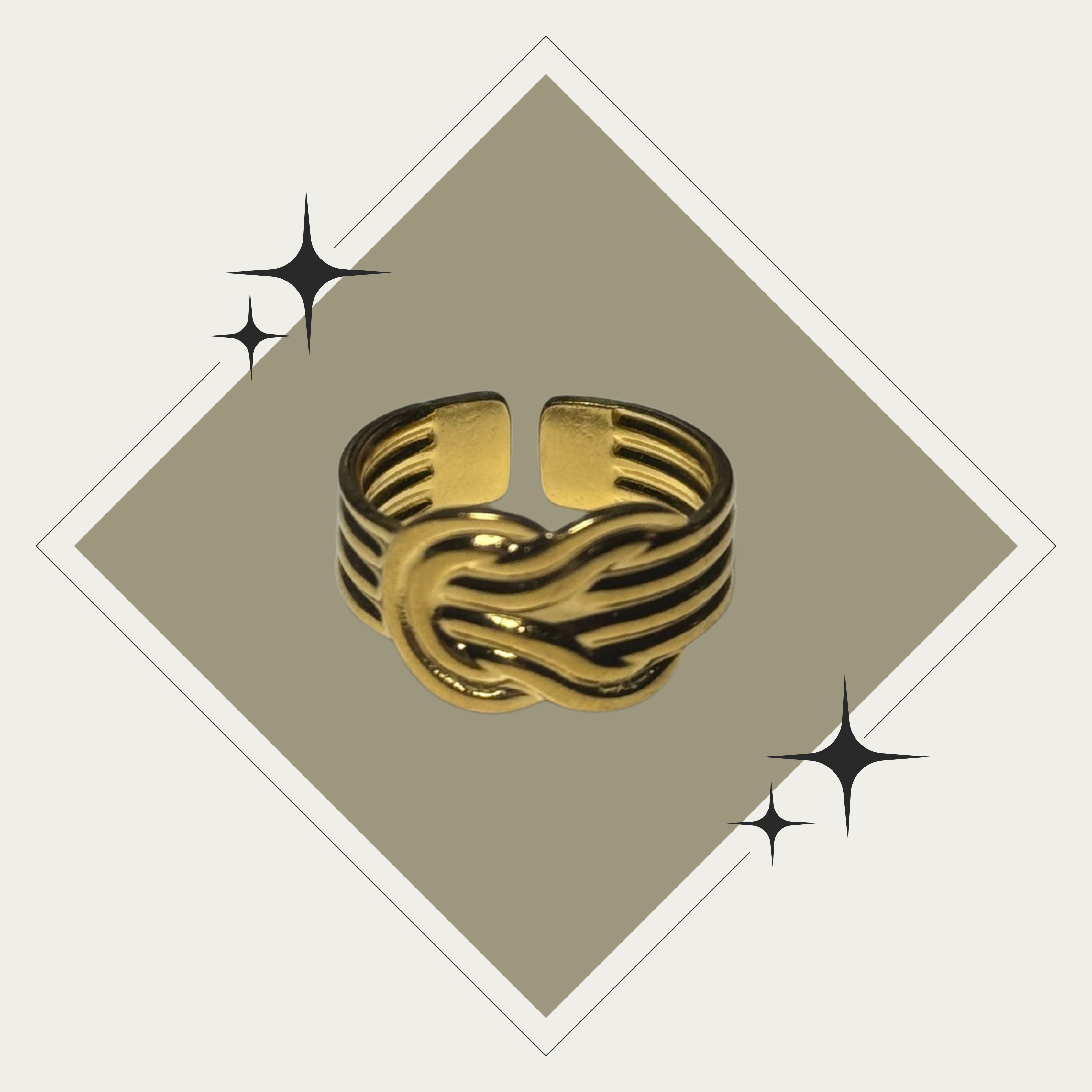 Sortija oro ajustable Stainless Steel