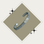 Bangle de estrellas oro o plata - 1 pieza