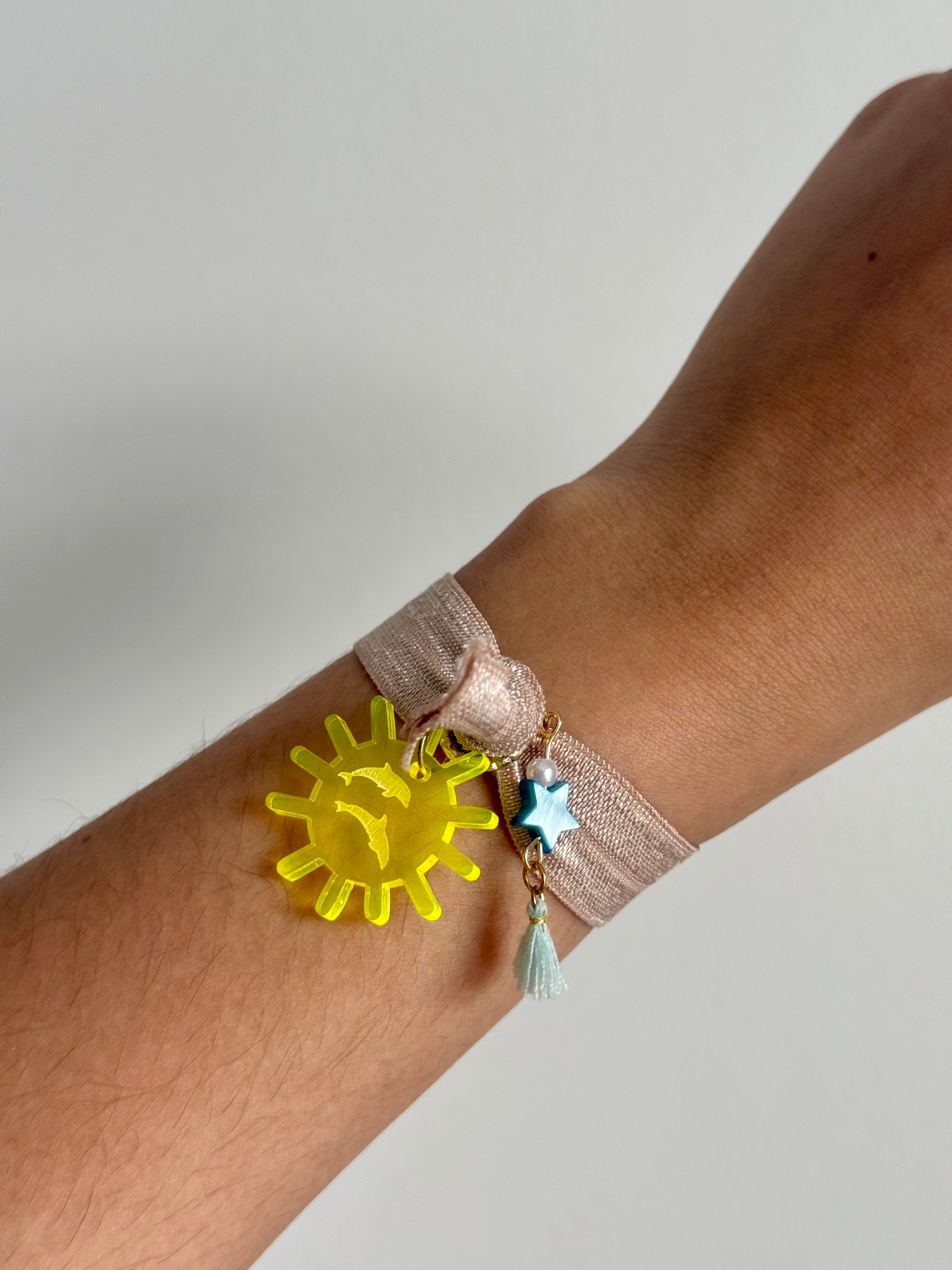 Pulseras de verano coloridas (ajustable)