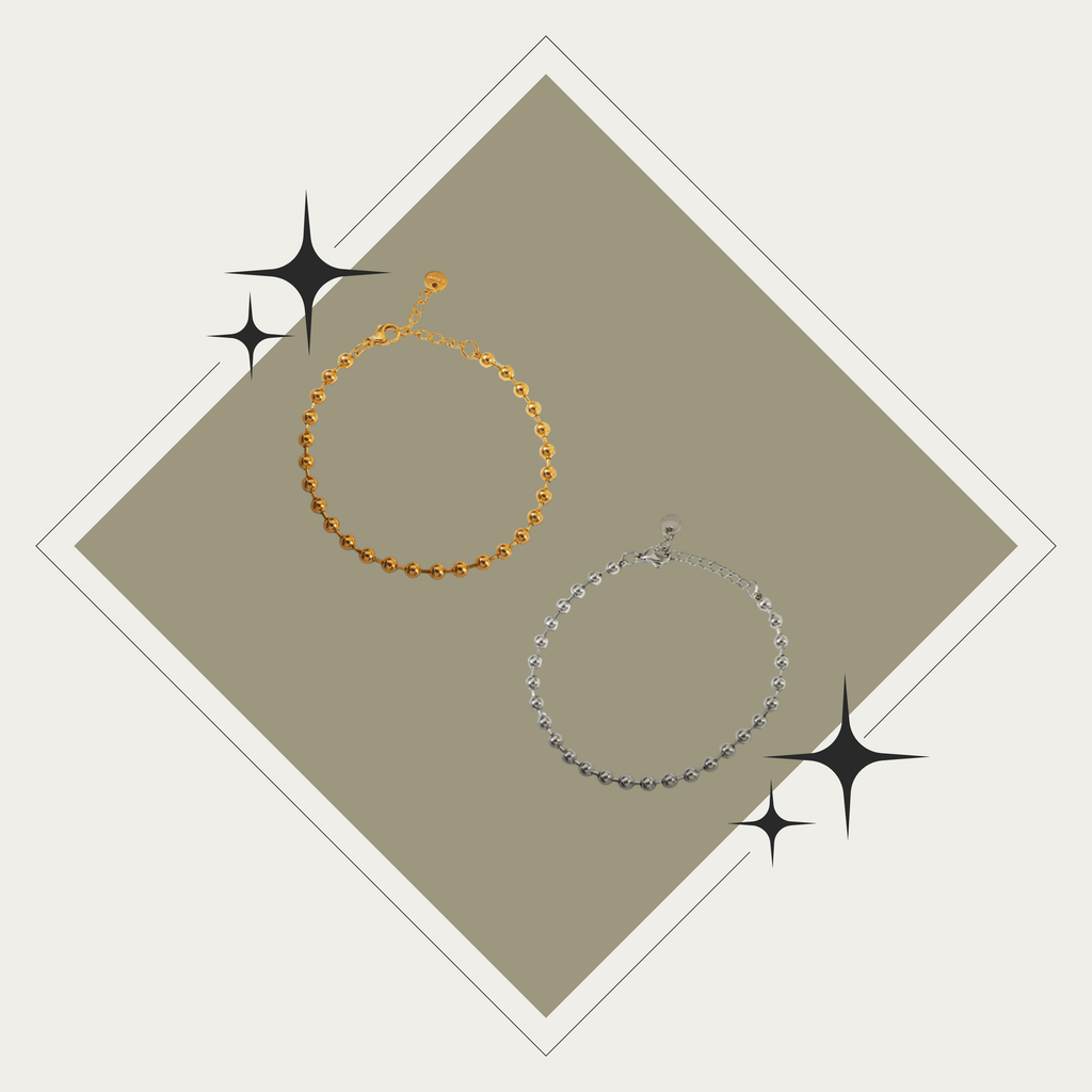 Pulsera militar en oro o plata Stainless Steel