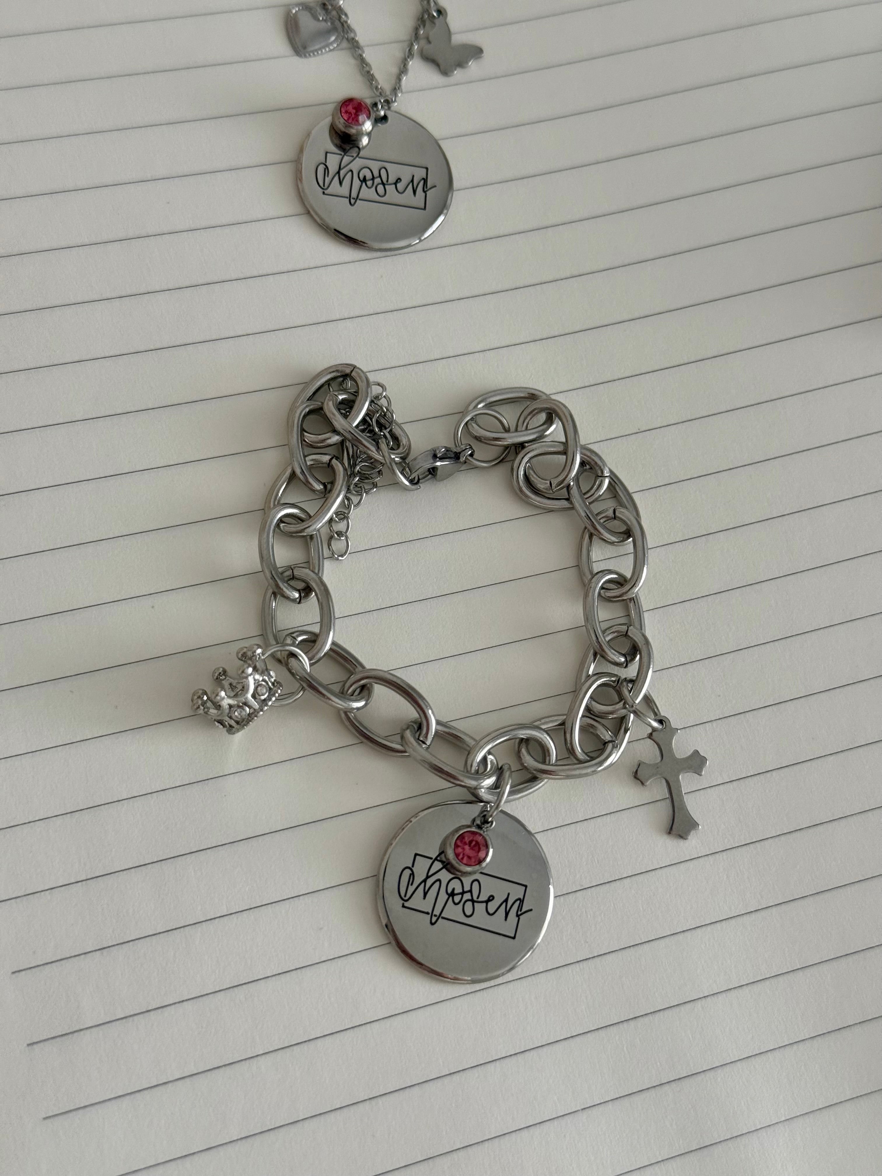 Pulsera plata ELEGIDA