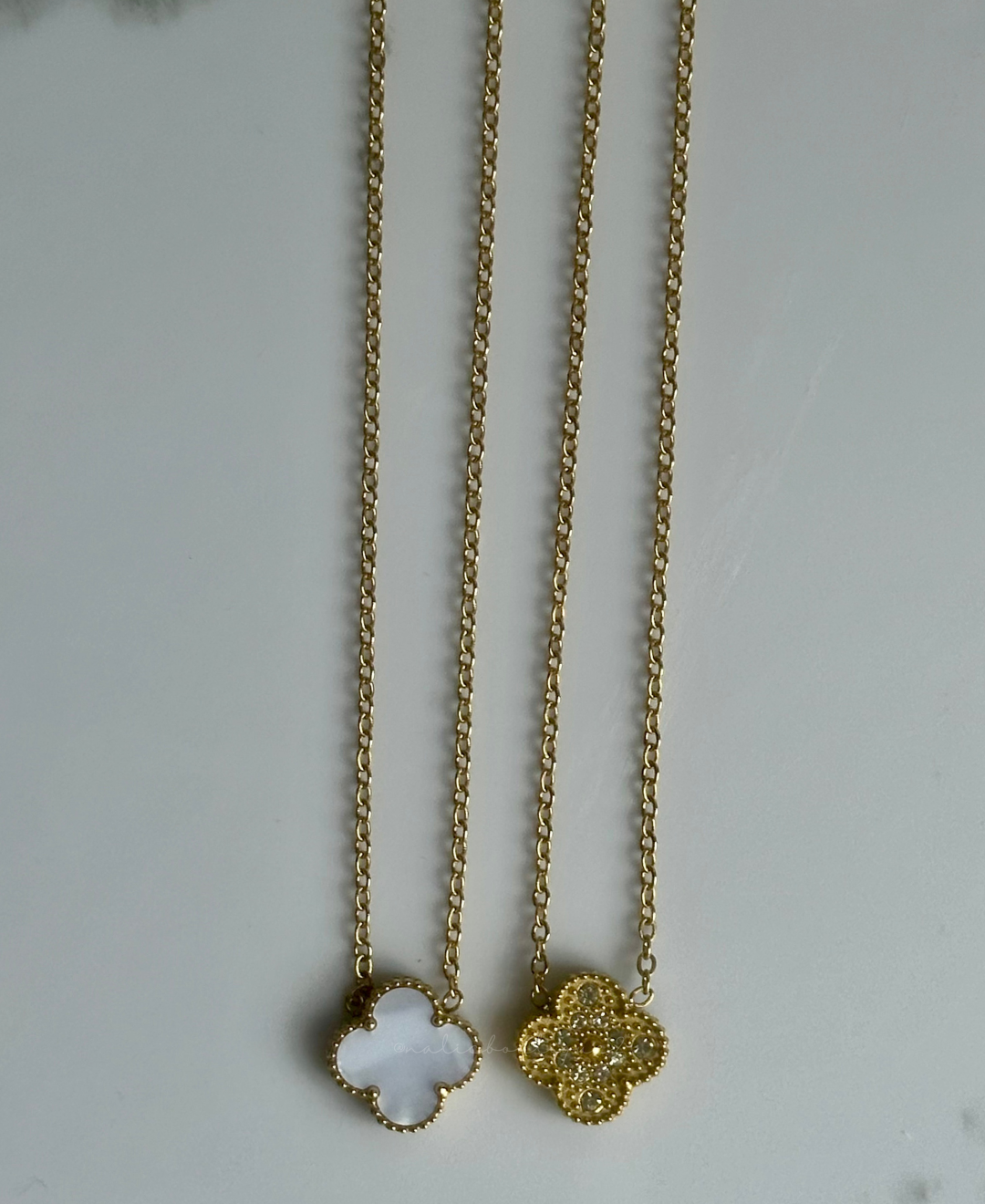 Collar trébol reversible Stainless Steel