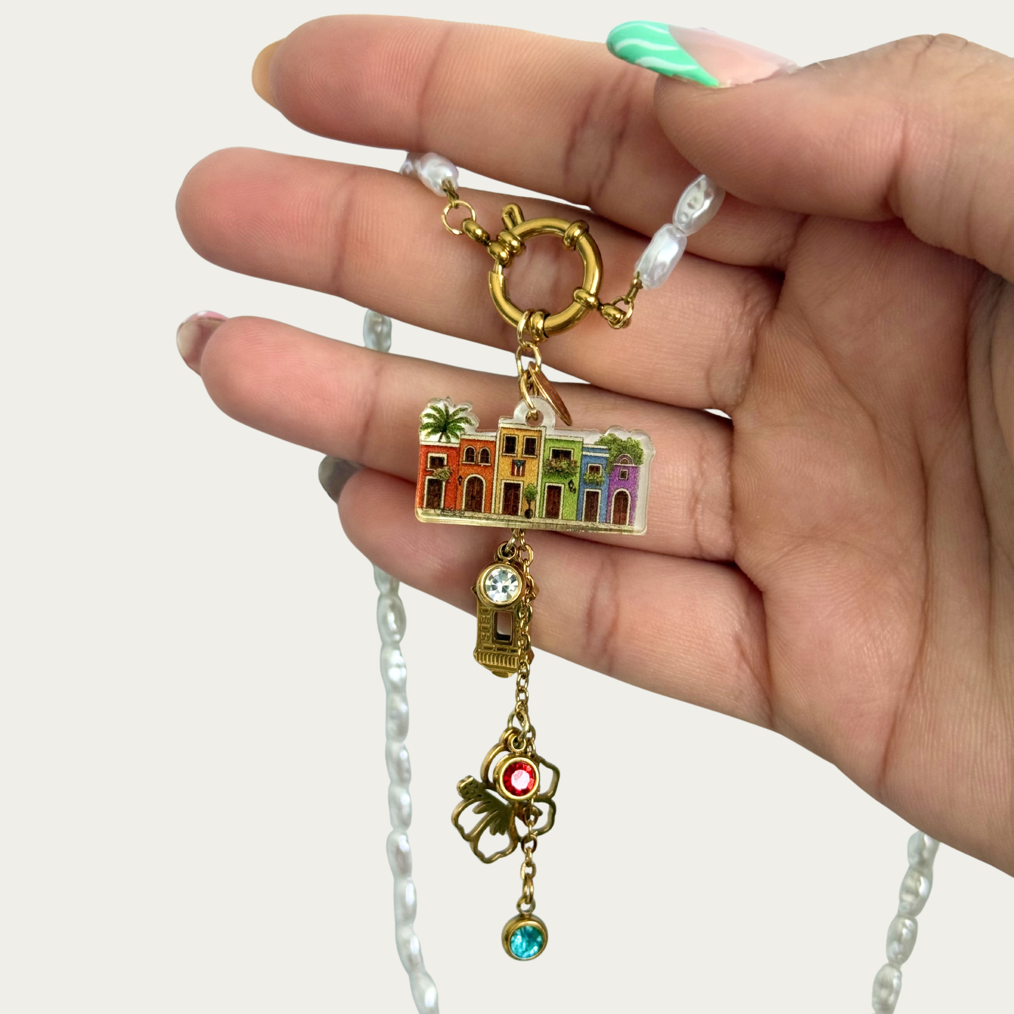 Collar de Perlas inspirado en Puerto Rico