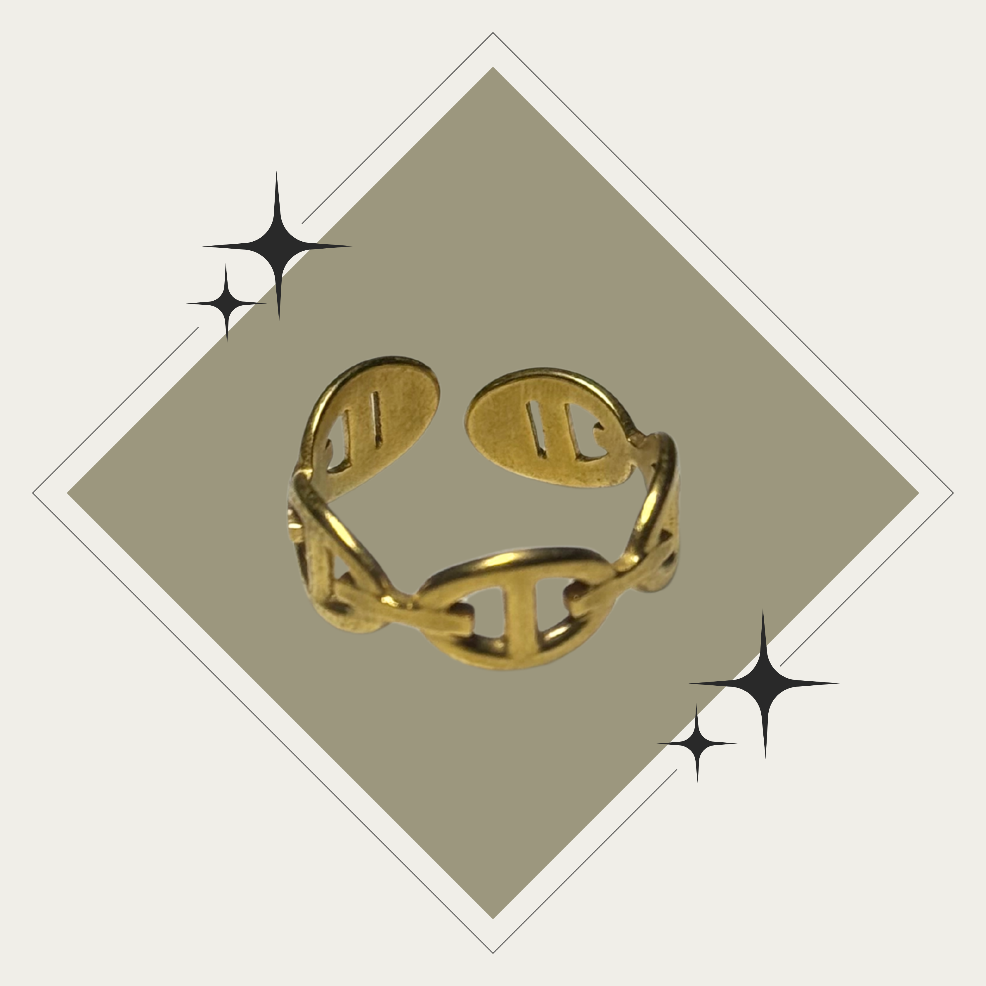 Sortija oro ajustable Stainless Steel