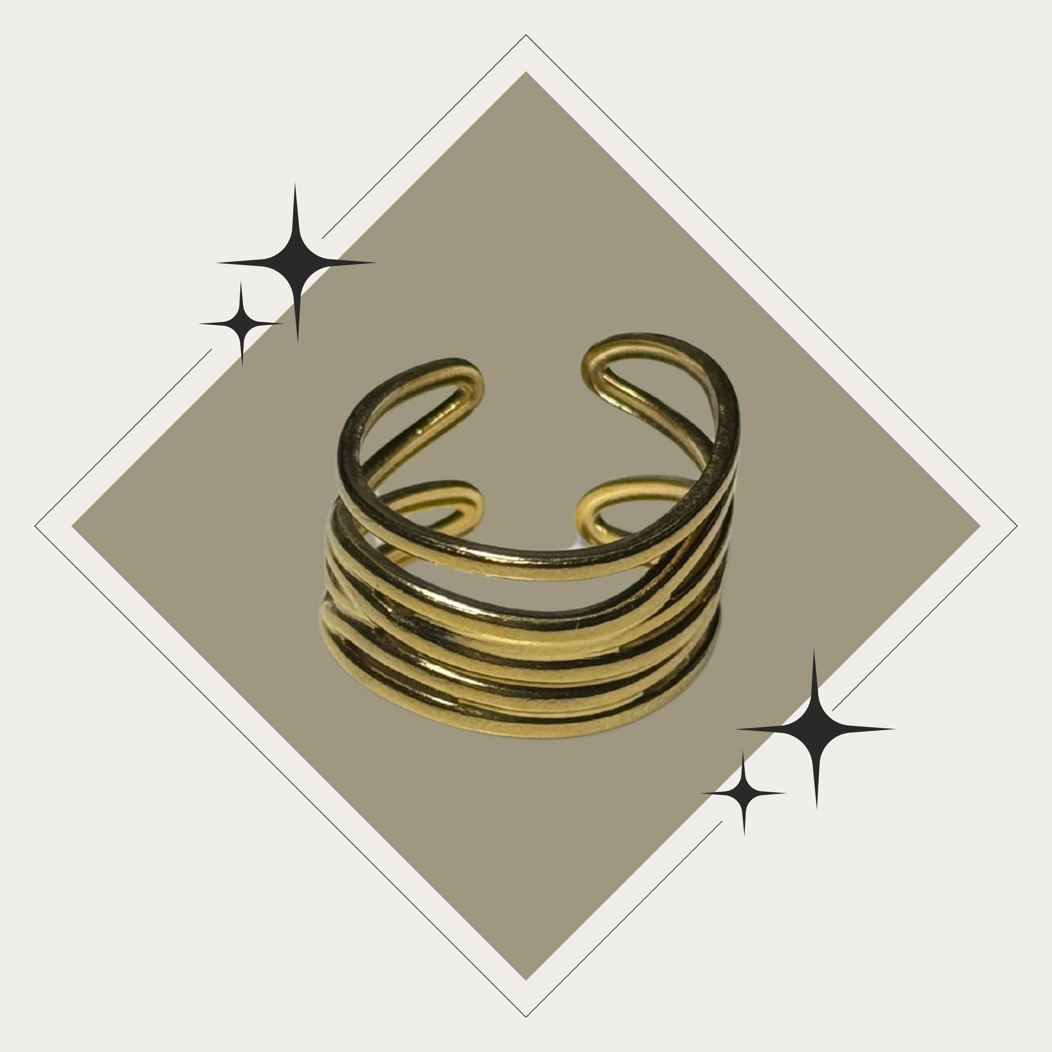 Sortija oro ajustable Stainless Steel