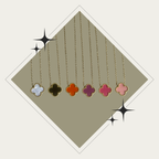 Collar trébol oro Stainless Steel