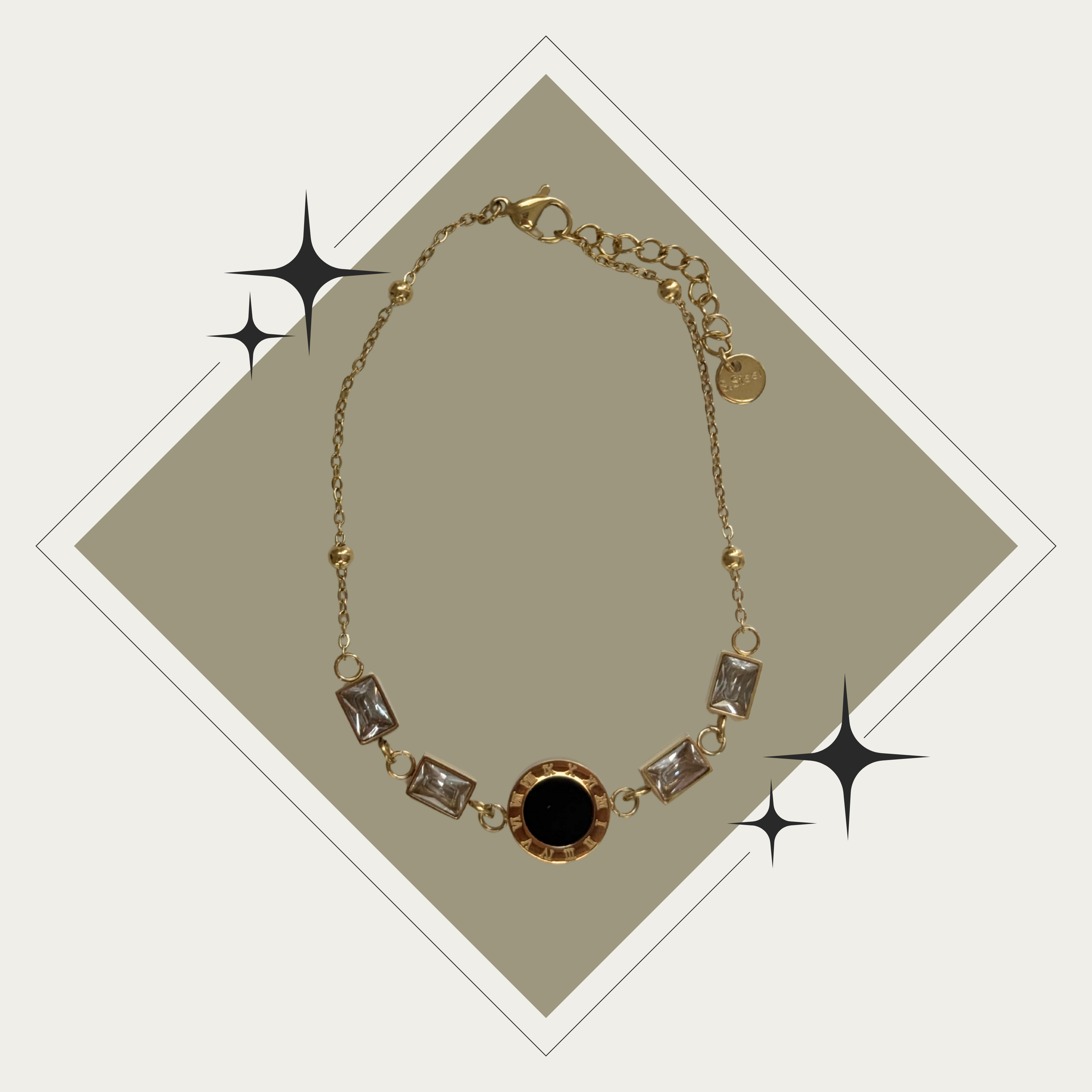 Pulsera luxury oro Stainless Steel