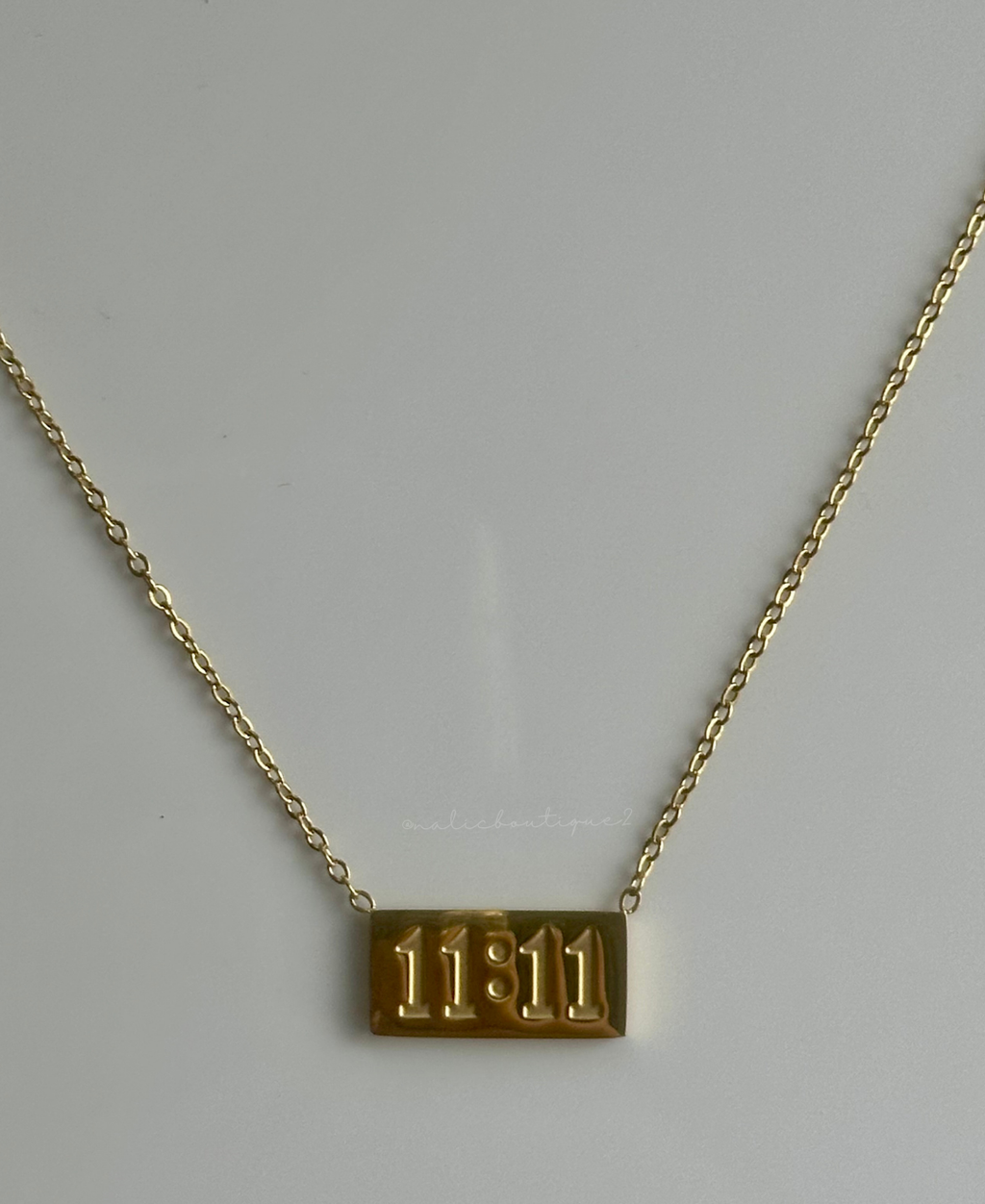 Collar 11:11 oro o plata Stainless Steel