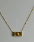 Collar 11:11 oro o plata Stainless Steel
