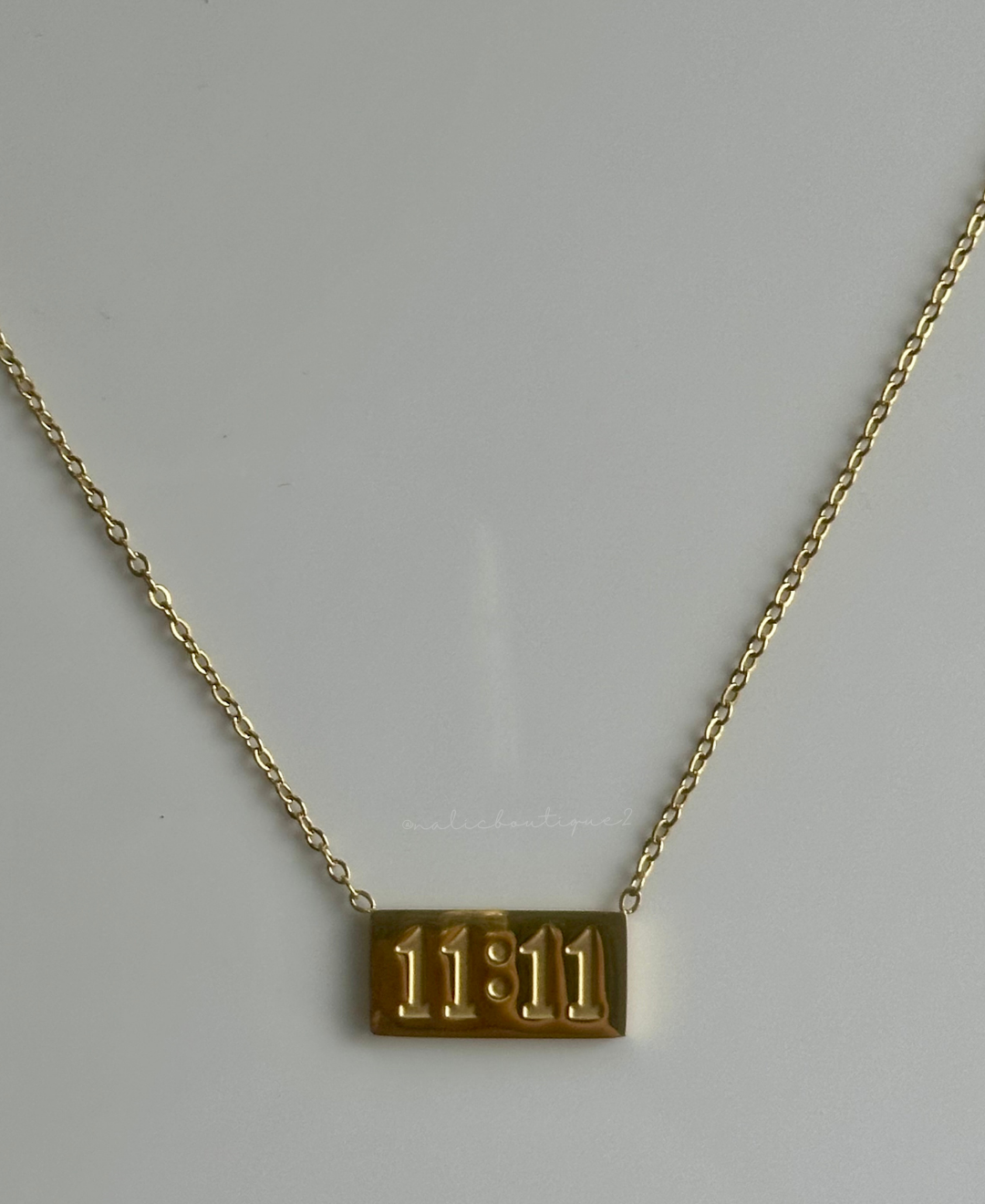 Collar 11:11 oro o plata Stainless Steel