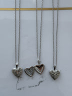 Photo necklace - corazón plata (sólo 1 foto)