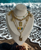 Collar garita con perla