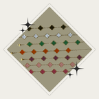 Pulsera trébol cadena ancha oro Stainless Steel