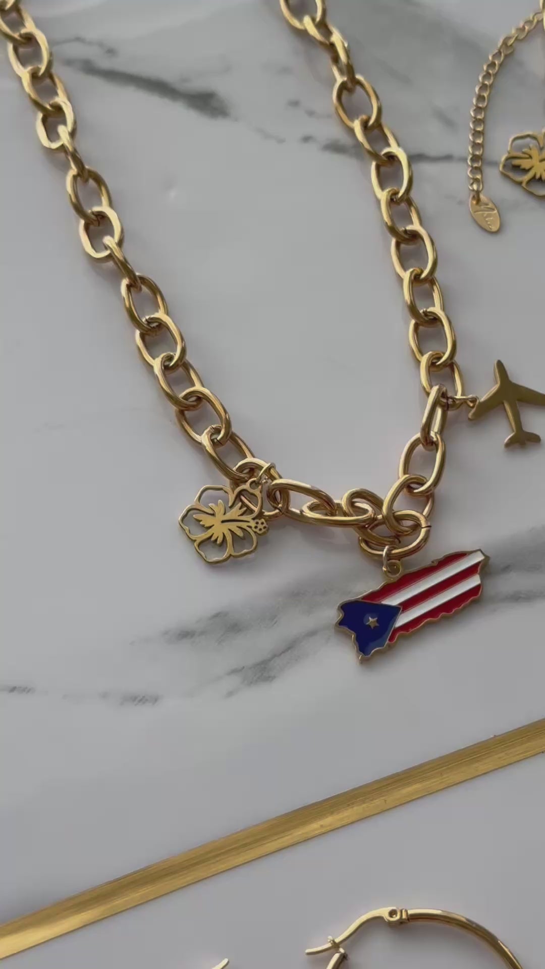 Collar PR plata Stainless Steel