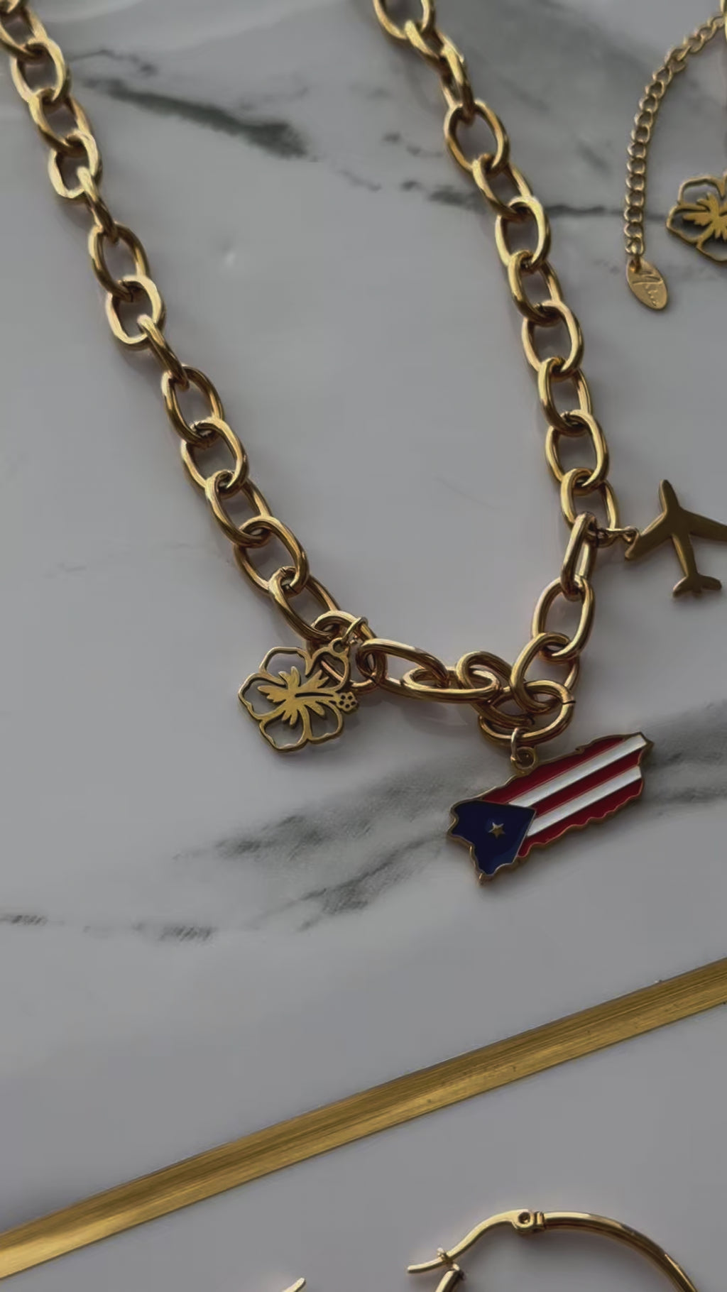 Collar PR oro o plata Stainless Steel