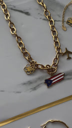 Collar PR oro o plata Stainless Steel